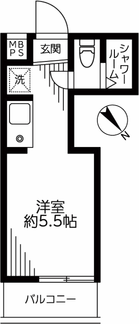 西新宿第2ローヤルコーポ 図面