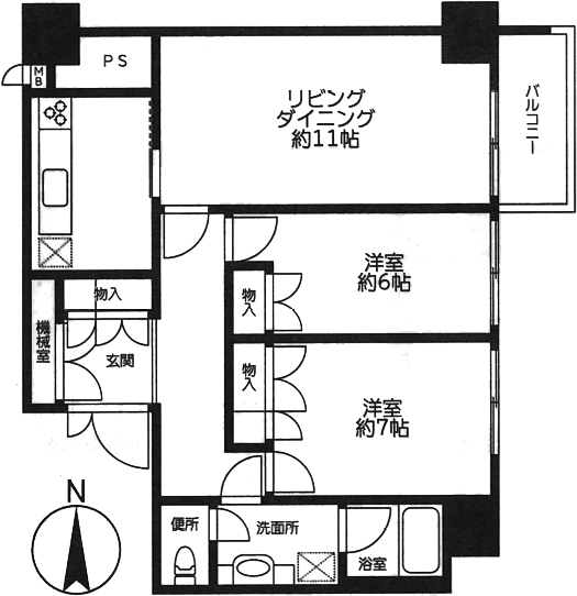 渋谷ホームズ　図面