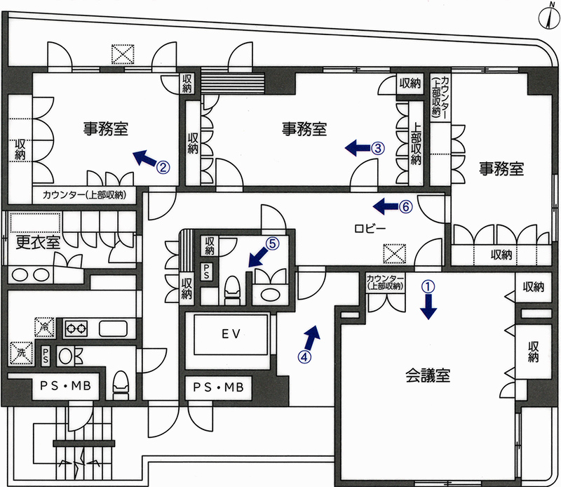 サニープラザ新宿御苑　図面